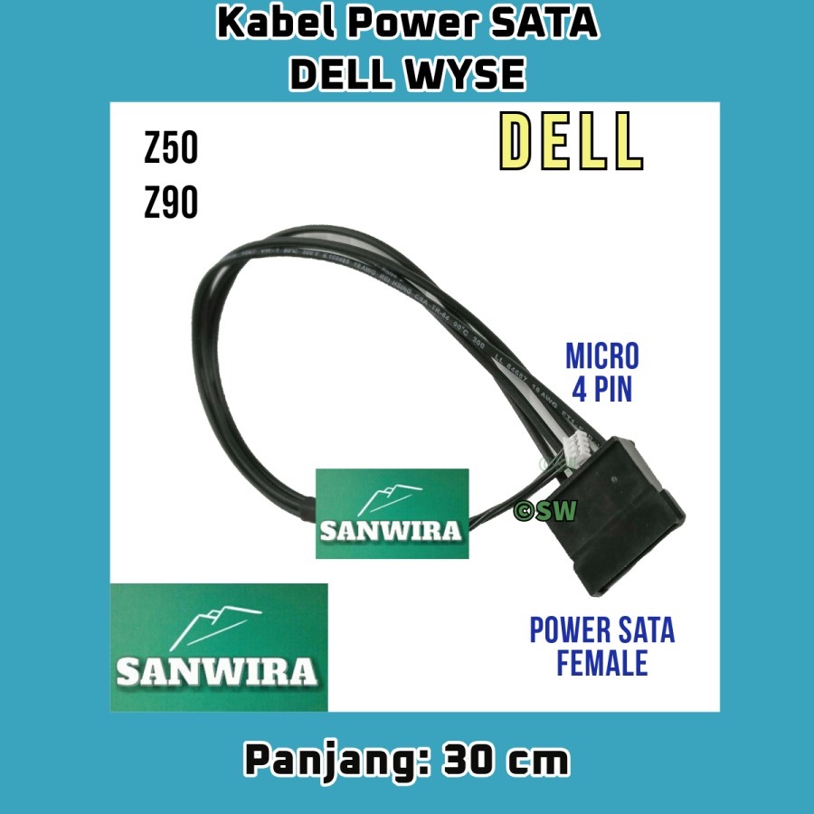 Kabel Power Sata DELL WYSE / Sata Power Dell Z50 Z90 / Dell Wyse Sata Power Cable