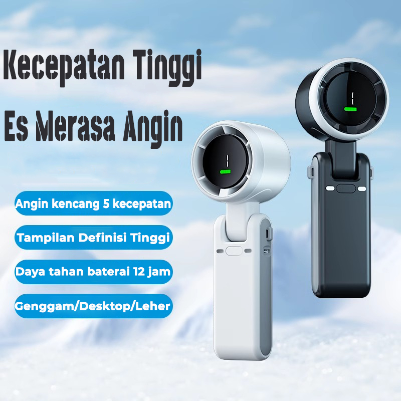 Kipas Angin Portabel Kipas angin mini Kipas angin listrik dengan tampilan digital Kipas angin gengga