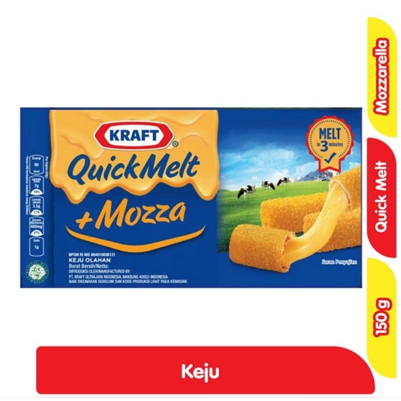 

KRAFT Keju Quick Melt Mozza Box