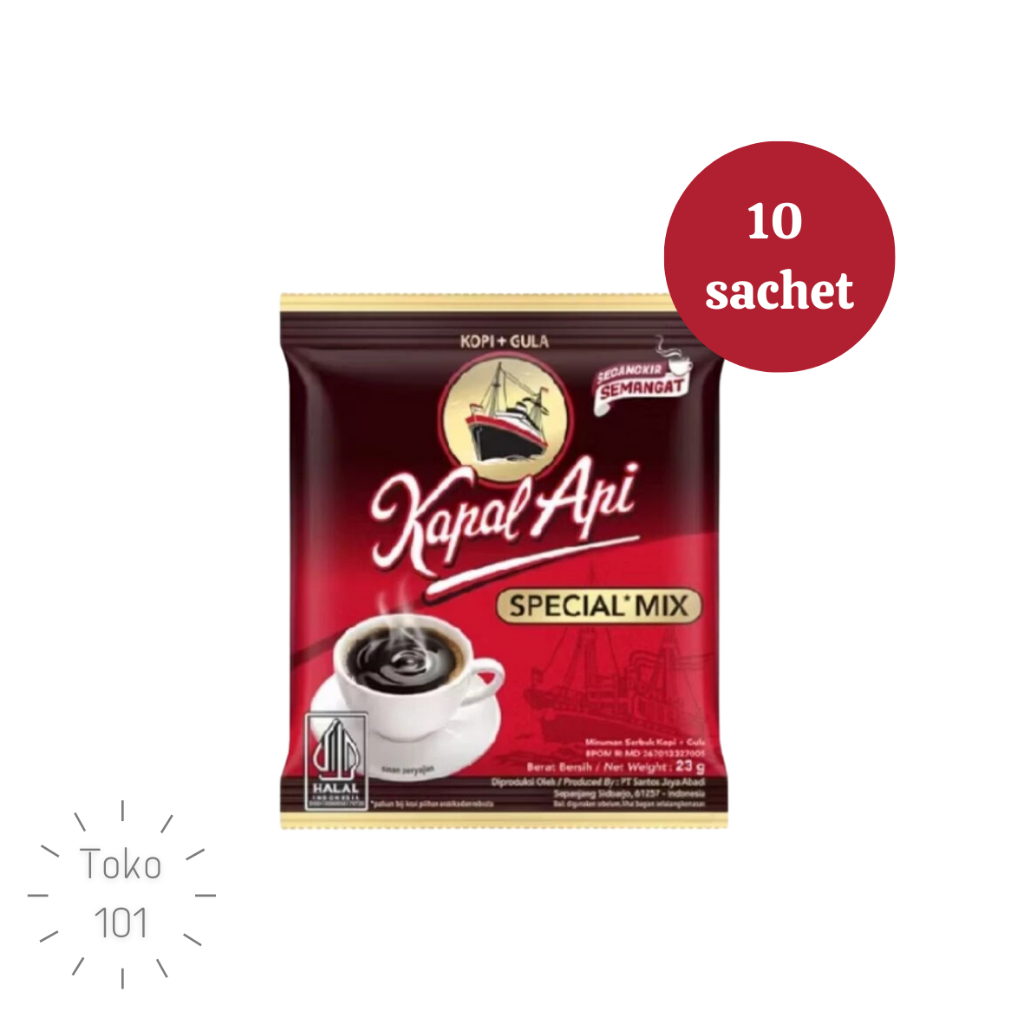 

Kopi Kapal Api Special Mix 1 Renceng isi 10 bks