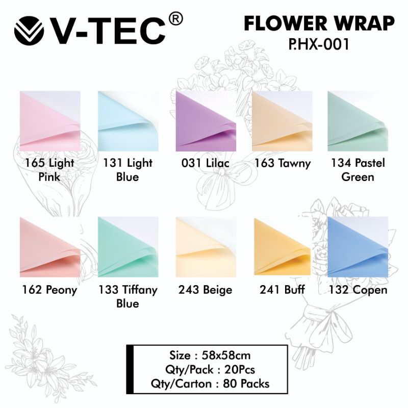 

Flower Wrap Type P.HX-001