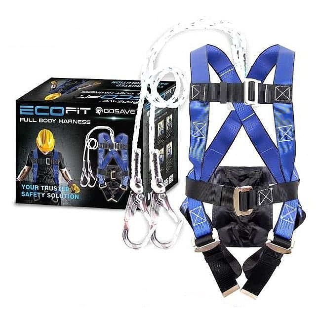 FULL BODY HARNESS GOSAVE ECOFIT DOUBLE HOOK BESAR / FULL BODY HARNESS ORIGINAL GOSAVE