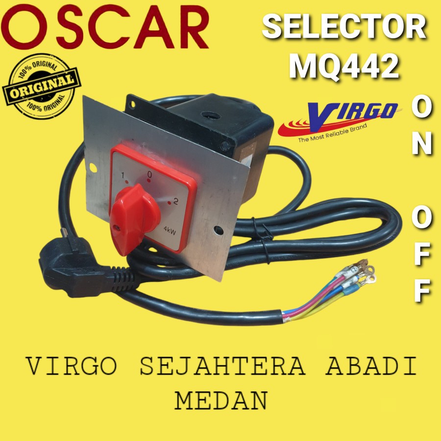 MQ442 SELECTOR SWITCH ON OFF MESIN KOMBINASI SERBAGUNA MEJA KAYU MULTI FUNGSI 10" INCHI OSCAR MQ 442
