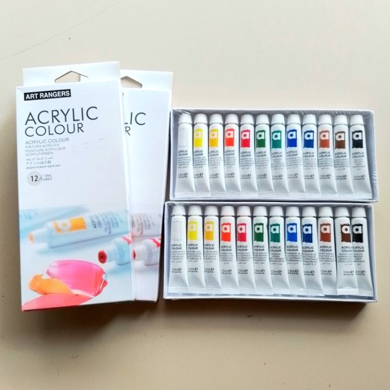

KODE F26S Cat Acrylic NDM 12ml 12 Warna Set Original