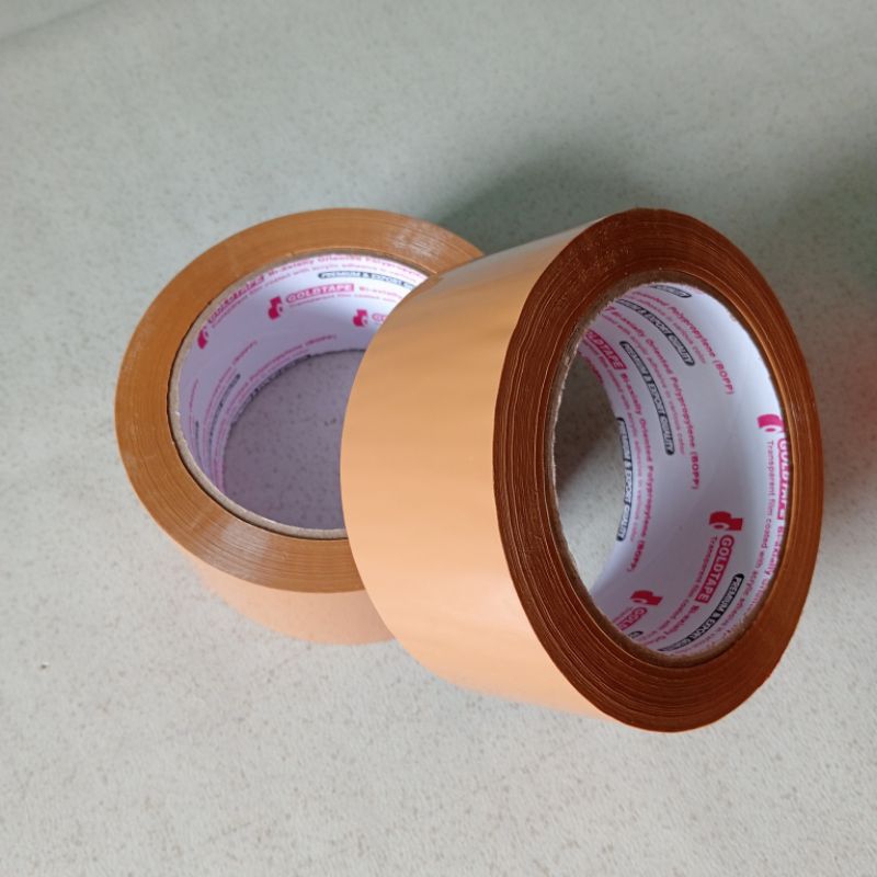 

LAKBAN COKLAT 100 YARD , GOLDTAPE