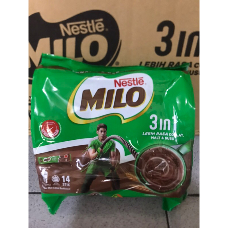 

Milo Malaysia isi 14 Sachet ( NEW )