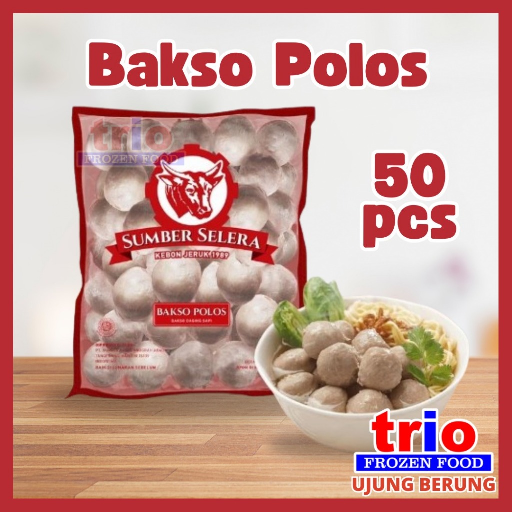 

BAKSO SAPI SUMBER SELERA SB POLOS 50PCS