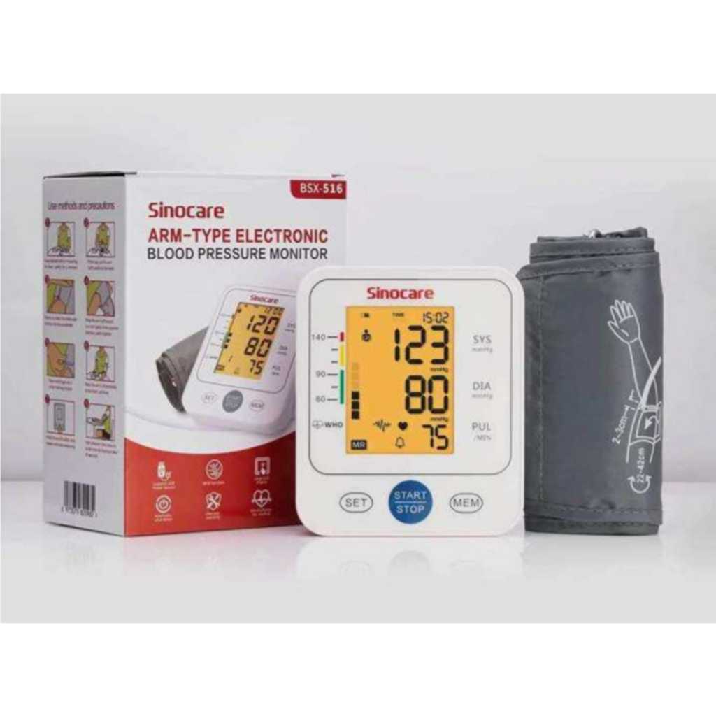 Sinocare BSX - 516 Tensi Meter Digital Otomatis - Tensimeter Digital sinocare BSX -516