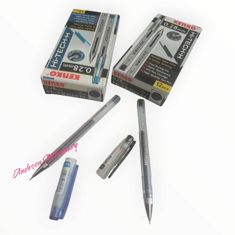 

1pak Isi 12pcs Pulpen Hi-Tech 0,28mm Kenko
