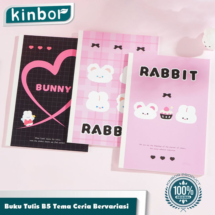 

Buku Tulis B5 Motif Sekolah/ Buku Catatan B5 Karakter/ Daily Notebook 36Lembar