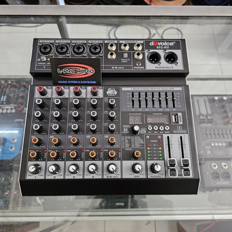 Mixer DB VOICE 602RV Original ASLI mixer 6 chanel dbvoice 602-rv