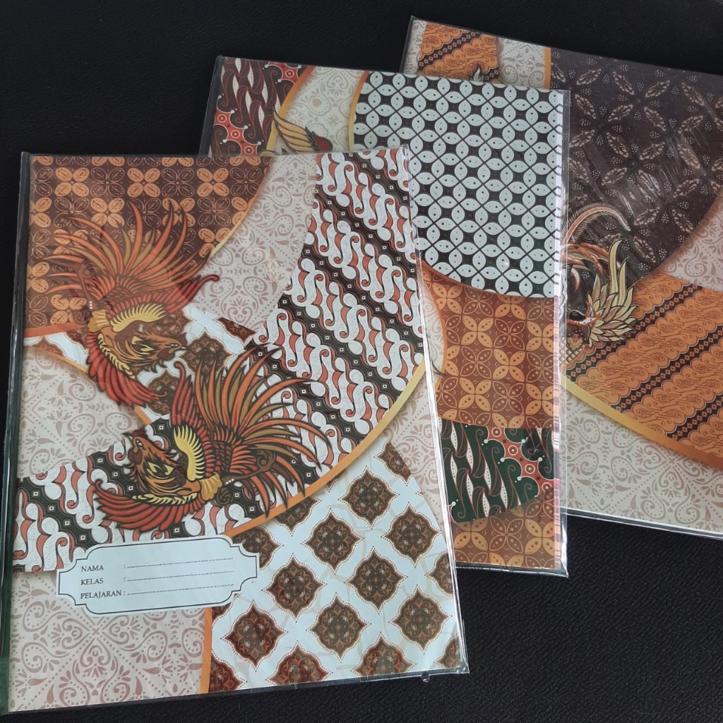 

( isi 20 ) Sampul Buku Sampul Buku Kertas Kuarto /dan Boxy Batik Motif / sampul kwarto / sampul boxy / sampul big boss