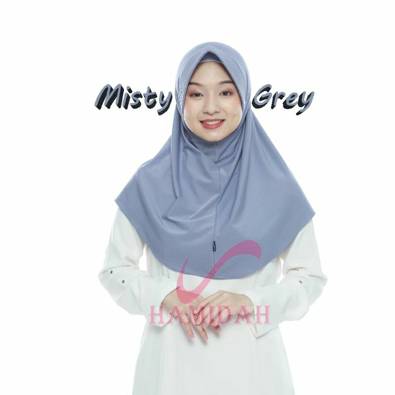 (ORI) Hijab Bergo Hamidah/Hijab Sport/Kerudung Olahraga/Hijab Instan