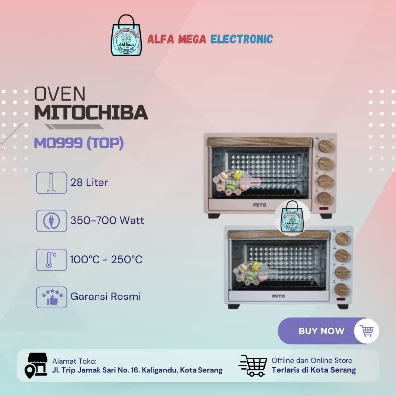 Oven Mitochiba MO999 Top (28 Liter)
