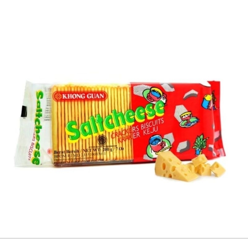 

Saltcheese Crackers Khong Guan Biskuit Kraker