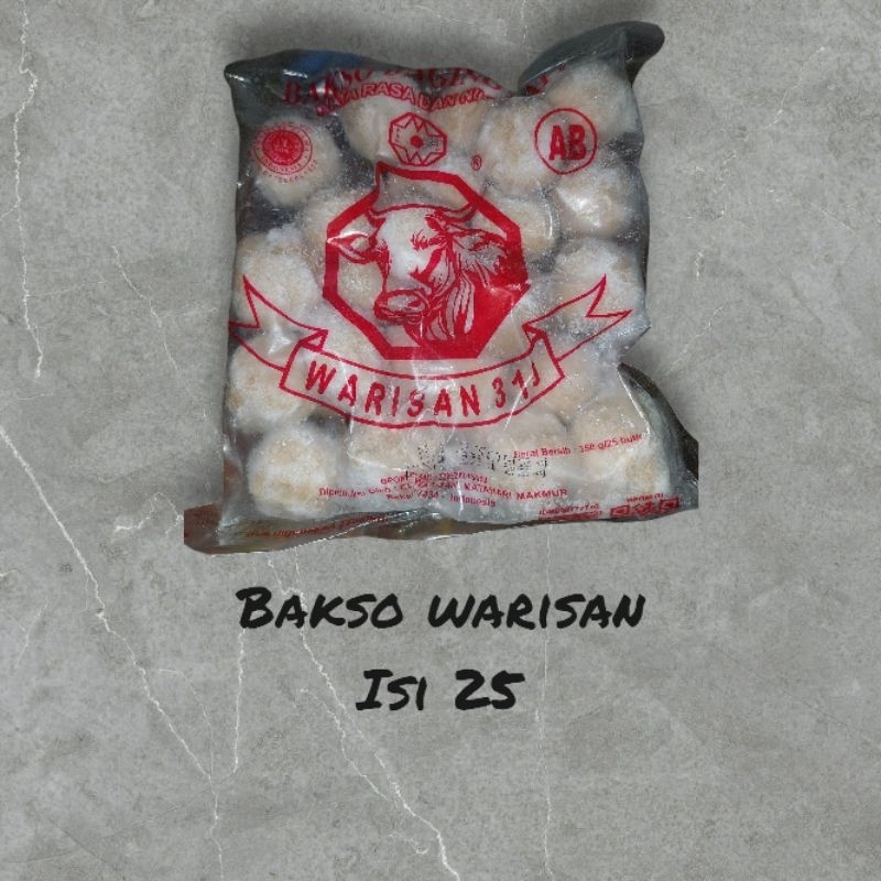 

BAKSO WARISAN AB ISI 25