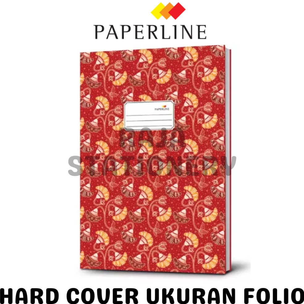 

KODE U12Z Paperline Buku Tulis HARD COVER 2 Sheets Folio BESAR F4 2 Lembar Garis Kantor