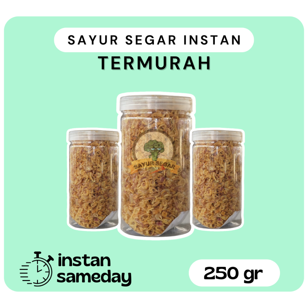 

Bawang Goreng Original 250gr - Sayur Segar Instan