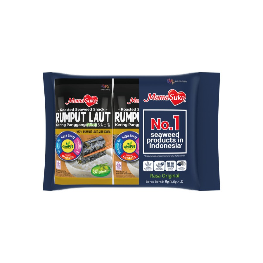 

Mamasuka Rumput Laut Original isi 2 @ 4,5gr