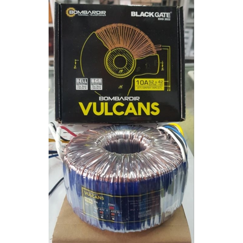 Trafo toroid 10A/ 52v Vulcans Bombardir BELL