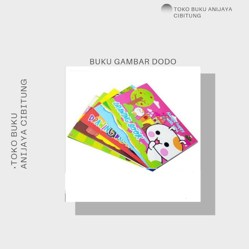 

BUKU GAMBAR DODO ISI 8 LEMBAR A4 / BUKU MENGGAMBAR BERKUALITAS (PER PAK )