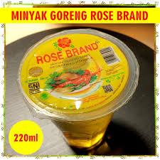 

Rose Brand minyak goreng cup 220ml