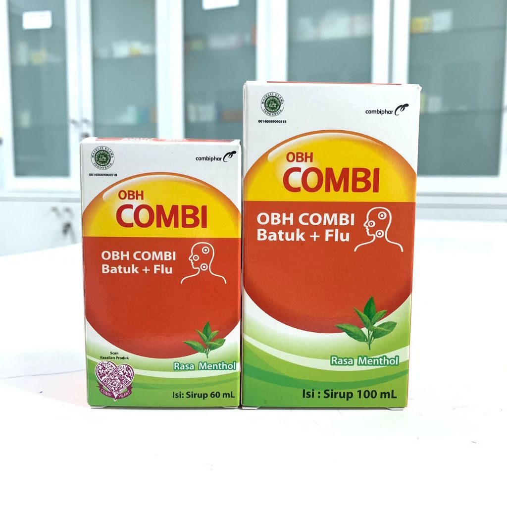 OBH COMBI Batuk Plus Flu Dewasa - Obat Panas, Pilek, Batuk Berdahak