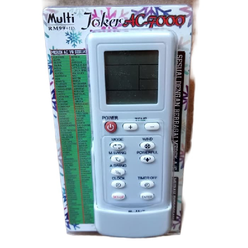 Remot AC Multi Joker Untuk Segala Merk AC multi RM99+ID