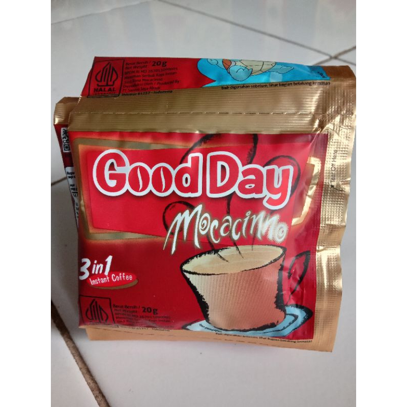 

Kopi Good Day Mocacinno 3 in 1