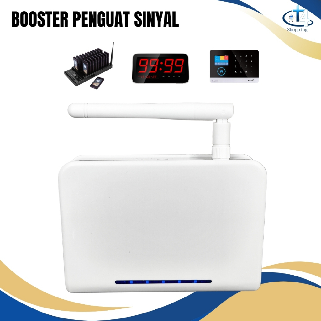 Booster Penguat Sinyal Alarm Calling System Antena Perluas Jangkauan Sinyal