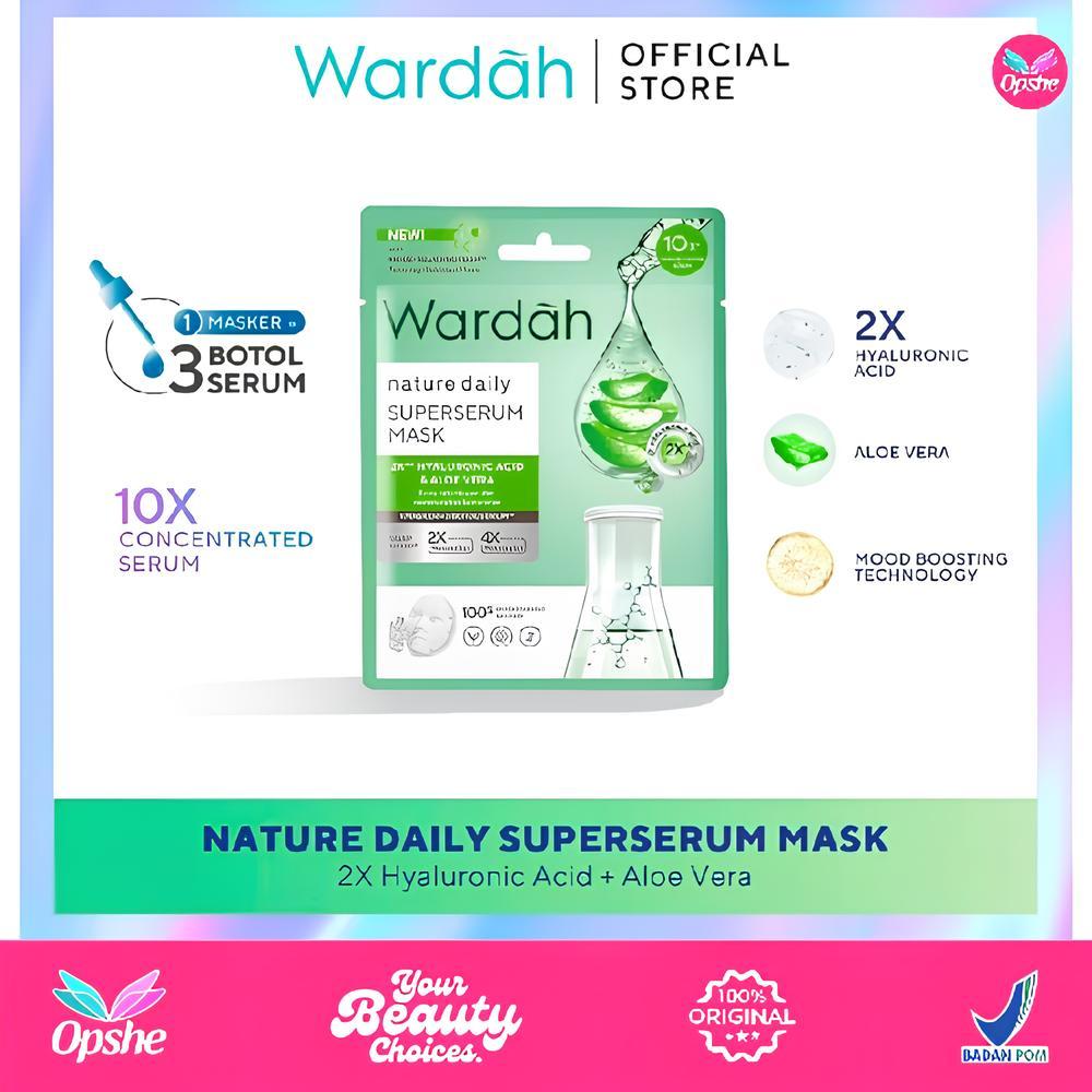 Wardah SuperSerum Mask Aloe Vera
