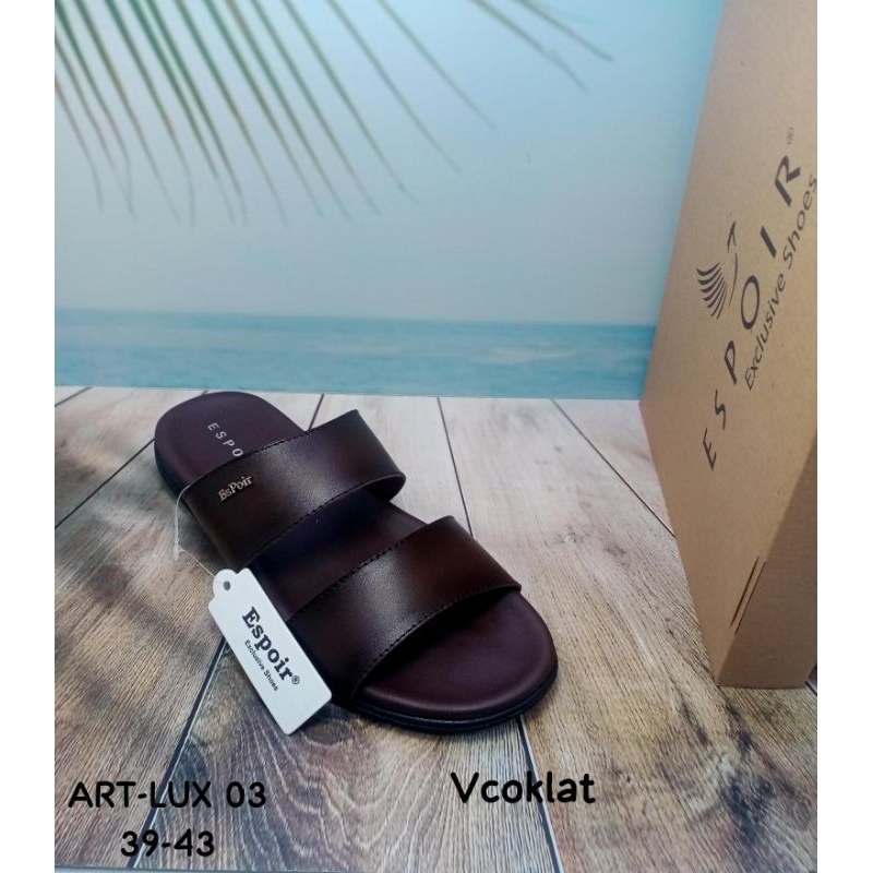SANDAL KULIT ASLI PRIA ESPOIR LUX 03