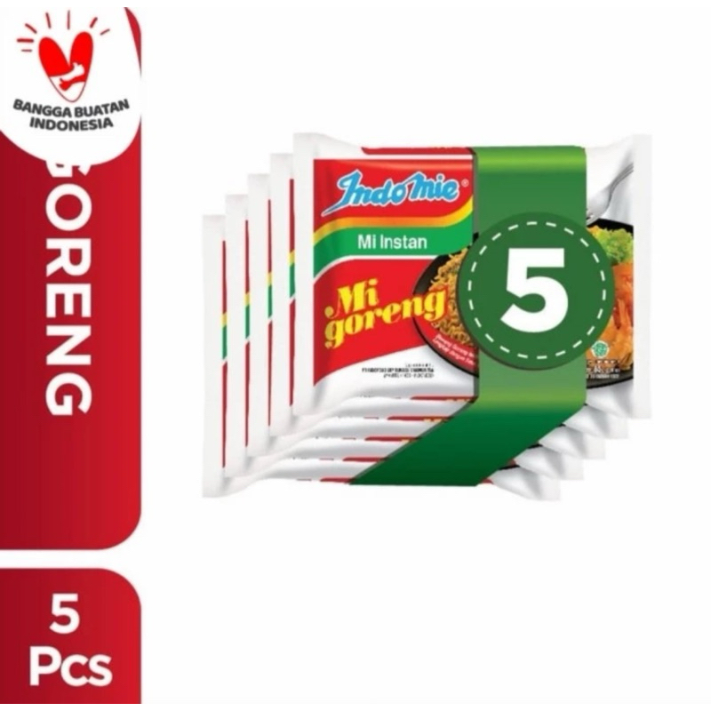 

Indomie goreng 85gr isi 5pcs