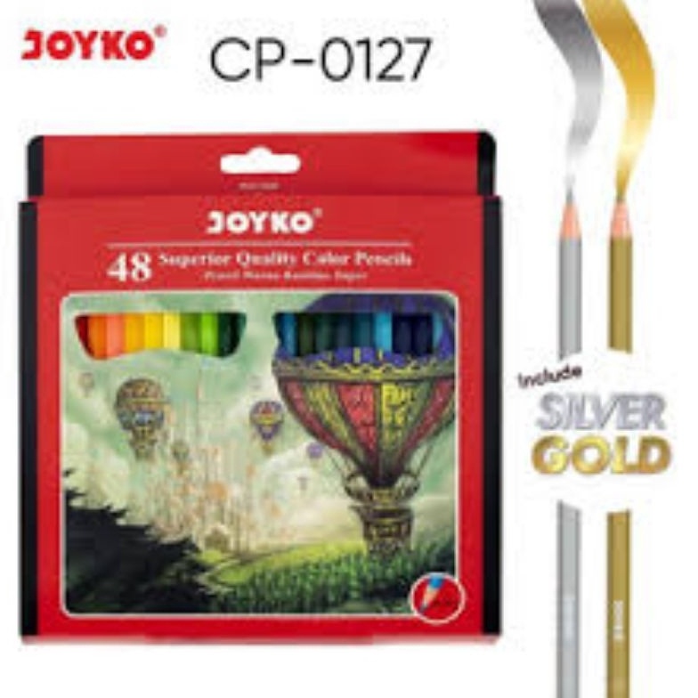 

KODE A47L 1 pack Pensil warna joyko isi 48 cp127