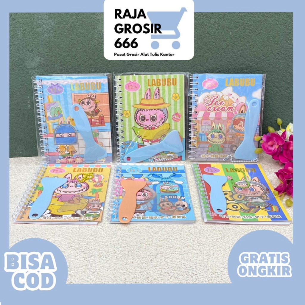 

STIKER SPIRAL LABUBU SZ-149 ST-1587 BUKU STIKER LUCU IMUT KADO UNIK TERMURAH BAGUS COD