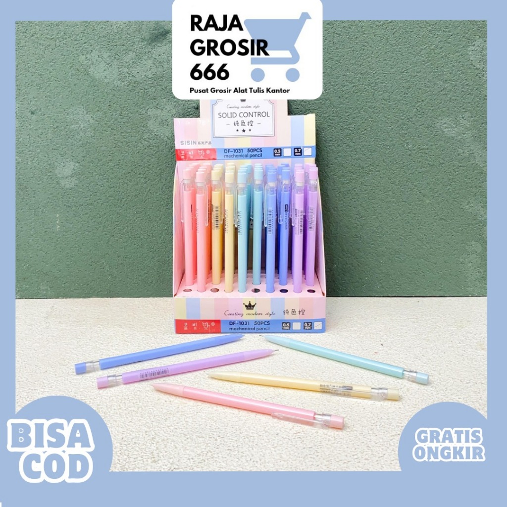 

PENSIL CETEK PASTEL SINSIN DF-1031 PSN-1571 LUCU IMUT KADO UNIK KOREA AESTHETIC COD