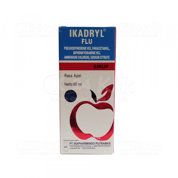 Ikadryl Flu Sirup 60ml (per Botol)