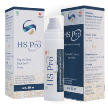 

Propolis Semprot Madu Mint plus Habatussauda