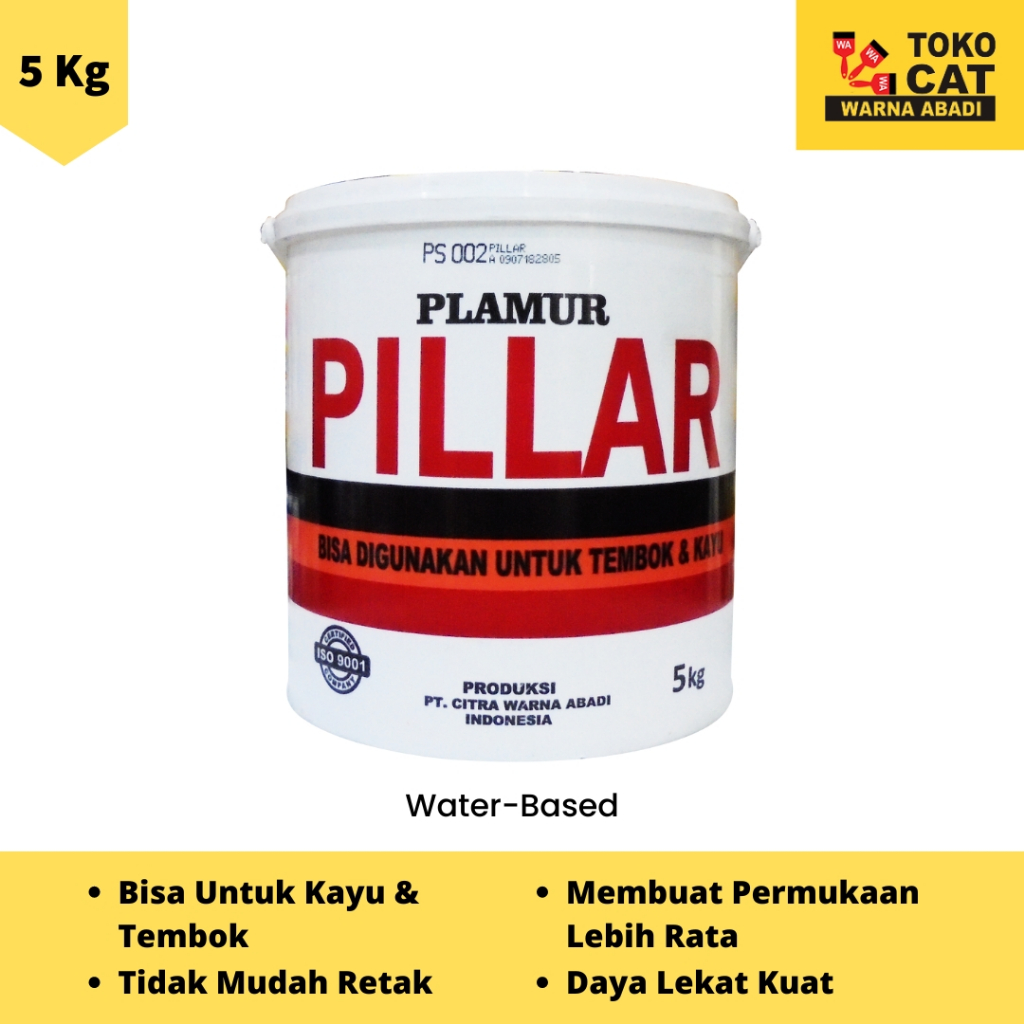 Plamir Pillar 5 Kg (Plamir tembok & kayu)