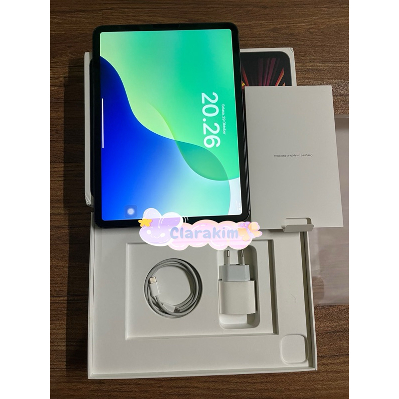 iPad Pro M1 11 inch 2021 256Gb WIFI CELL ex ibox Fullset Second