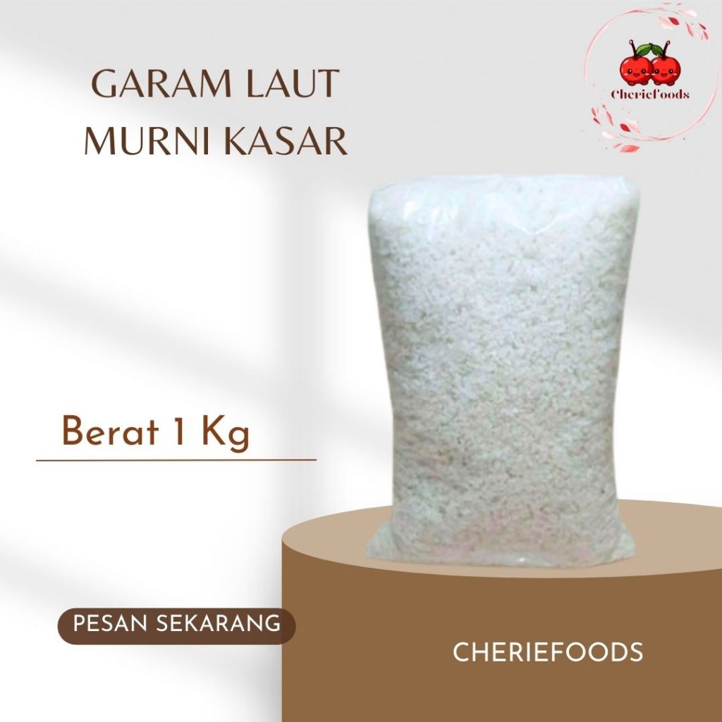 

Garam Australian Natural Coarse Salt 1 kg / Garam Kasar 1kg