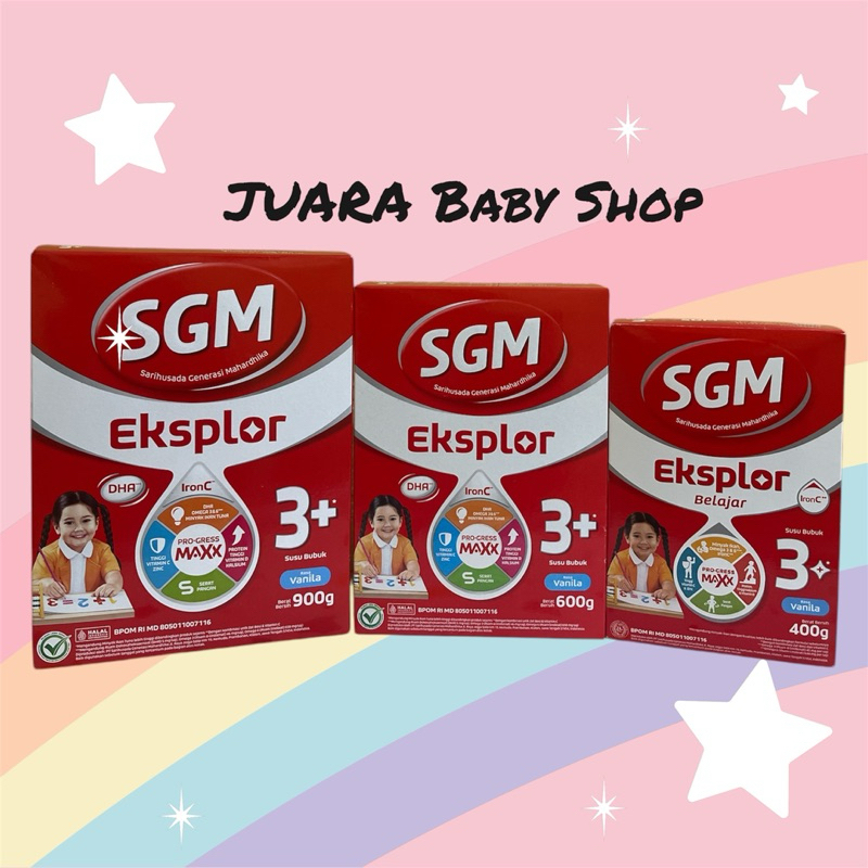 

SGM 3+ RASA VANILA / MADU 400 gr,600gr,900gr