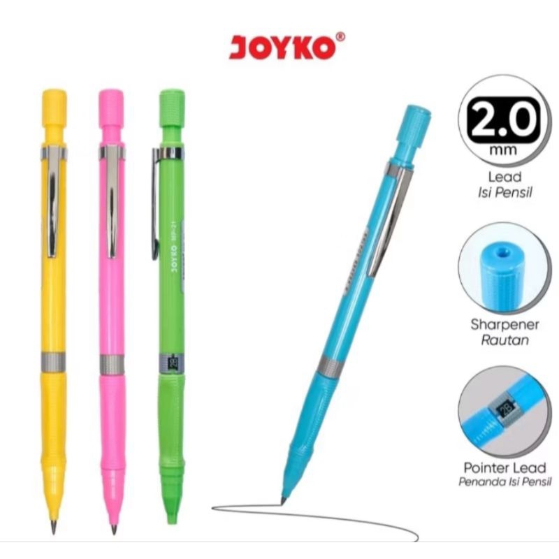 

MECHANICAL PENCIL/PENSIL MEKANIK JOYKO MP-21 2,0MM