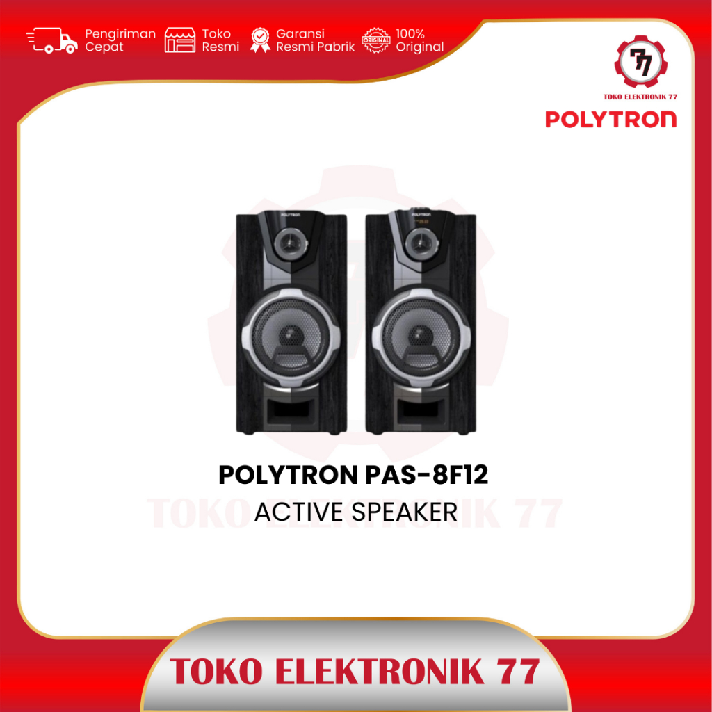 POLYTRON PAS 8F12 ACTIVE SPEAKER Khusus Solo