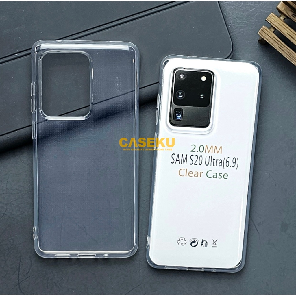 Case Samsung S20 Samsung S20 FE Samsung S20 Plus Samsung S20 Ultra Clear Case Bening 2.0mm Premium S