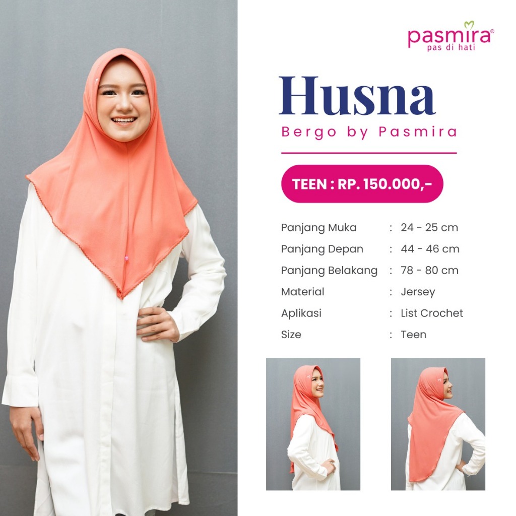 BERGO HUSNA TEEN PASMIRA / BERGO JERSEY PASMIRA /