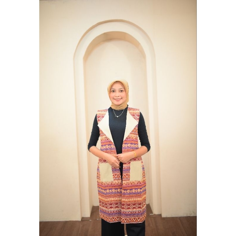 OUTER WANITA/OUTER BATIK TENUN/MOTIF SONGKET/BLAZER WANIT
