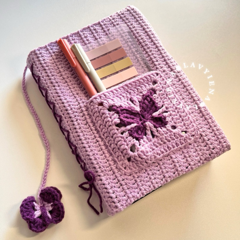 

Pocket Butterfly Book Cover Crochet