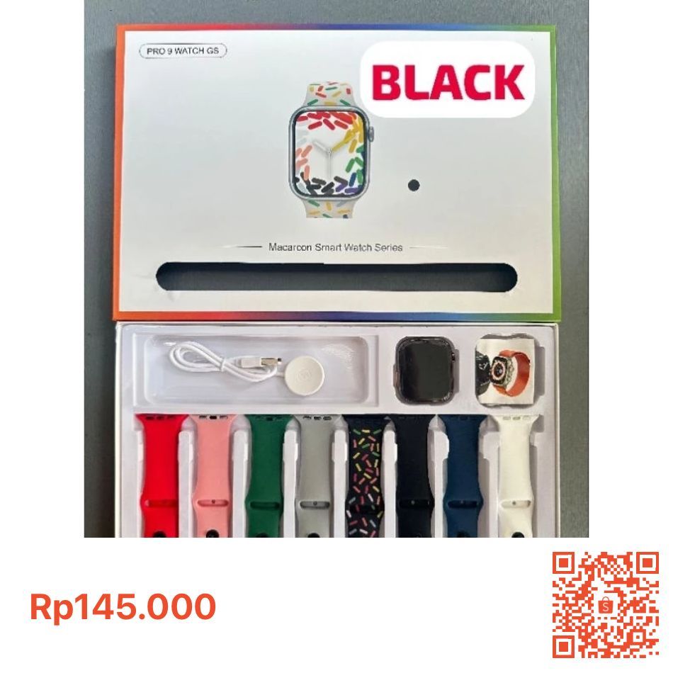 SMARTWATCH PRO 9 GS GEN 9 IOS ANDROID DAPAT 8 Tali