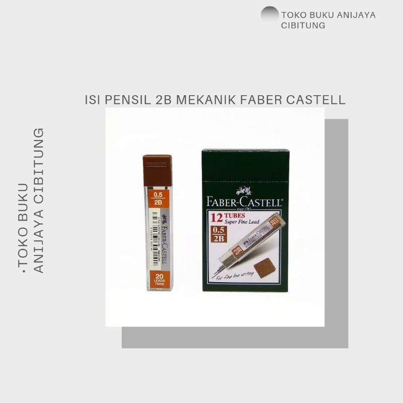 

ISI PENSIL 2B MEKANIK FABER CASTELL